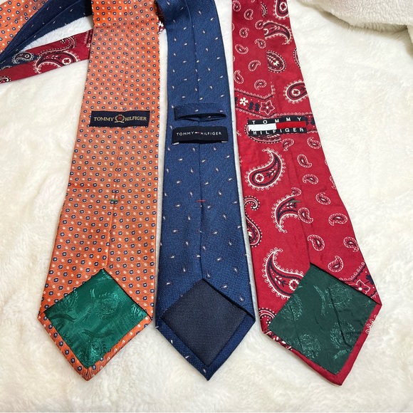 Tommy Hilfiger 3 tie bundle Vintage - Picture 7 of 10